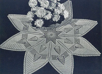 Shining Star Doily Pattern #12-51