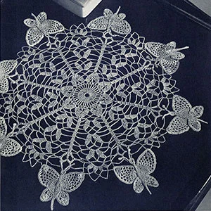 Butterfly Doily Pattern #12-60