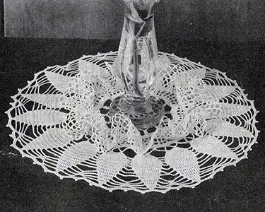 Ruffled Charmer Doily Pattern #3-45