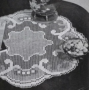 Faithfully Yours Doily Pattern