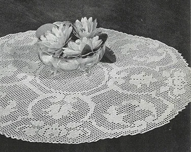 Tudor Rose Elegance Doily Pattern #3-53