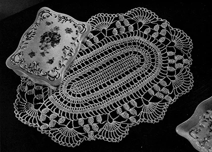 Oval Doily Pattern #4-64