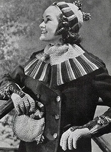 Sorority Winter Accessories Set Pattern #573