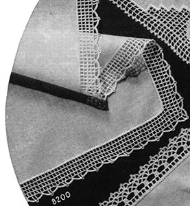 Handkerchief Edging #8200 Pattern