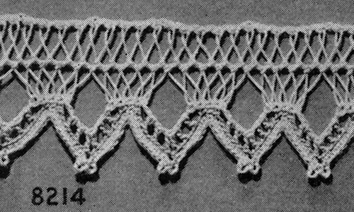 Hairpin Lace Edging #8214 Pattern