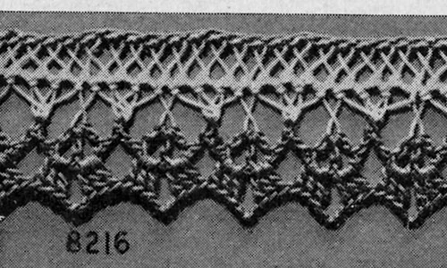 Hairpin Lace Edging #8216 Pattern