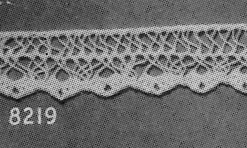 Pillow Case Edging #8219 Pattern