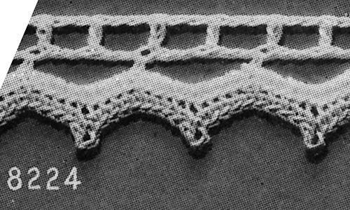 Collar & Cuff Edging #8224 Pattern