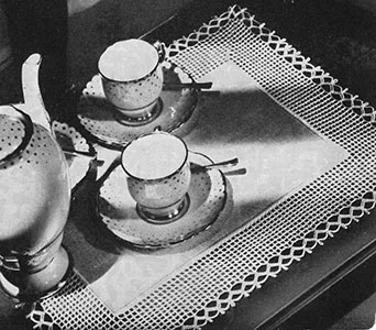 Tray Cloth Edging #8299 Pattern