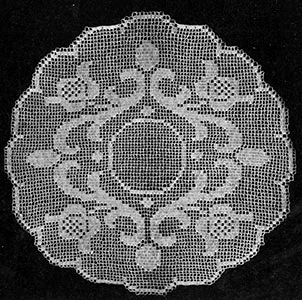 Occasional Filet Doily Pattern #7134