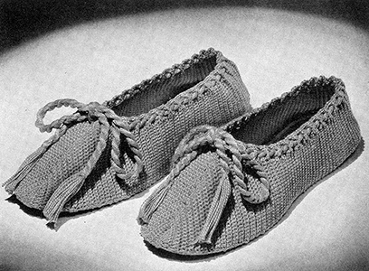 Bedroom Slippers Pattern #471