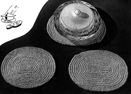 Hot Plate Set Pattern #9014
