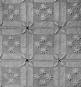 Daisy Squares Bedspread Pattern #660