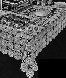Will o' the Wisp Tablecloth Pattern #7147