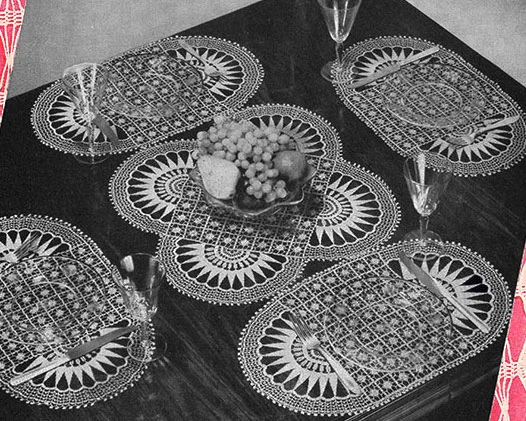 Sheer Dining Room Set Pattern #7160