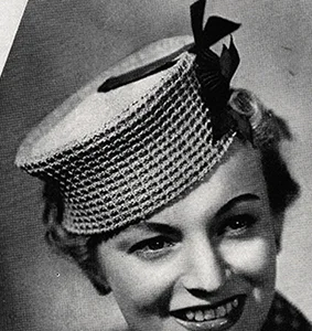 Pill Box Hat and Bag Set Pattern #2326