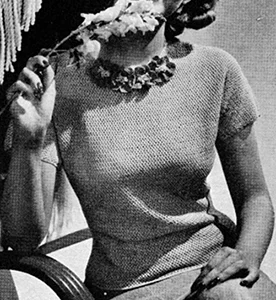 Cluster Pullover Pattern #1147