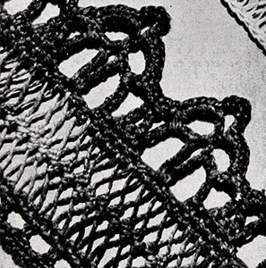 Hairpin Lace Edging Pattern #8245