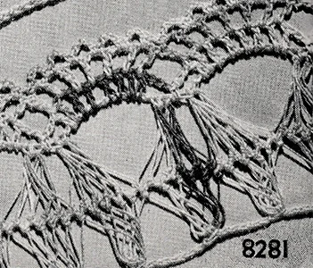 Hairpin Lace Edging Pattern #8281