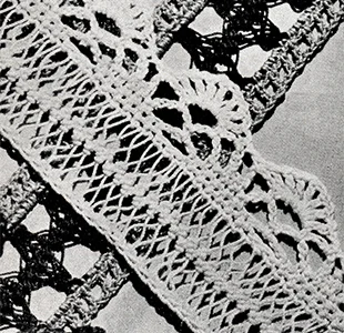 Hairpin Lace Edging Pattern #8310