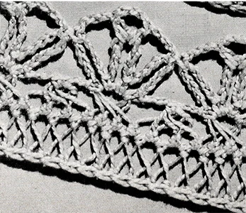 Hairpin Lace Edging Pattern #8394