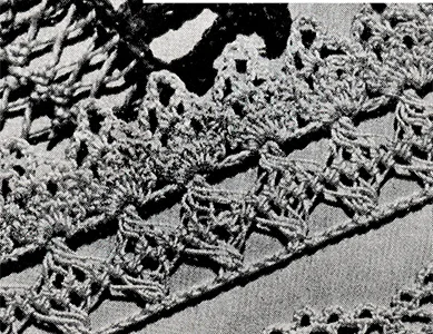 Hairpin Lace Edging Pattern #8395