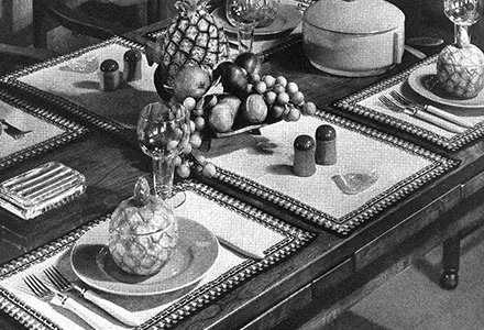 Gypsy Trail Luncheon Set Pattern #7197
