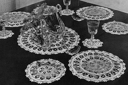 Spun Sugar Luncheon Set Pattern #7198