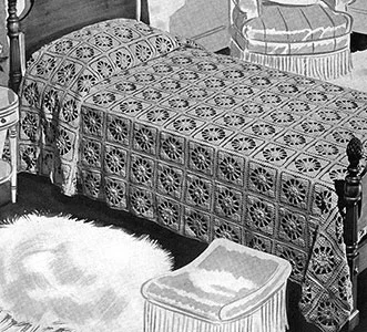 Bed of Roses Bedspread Pattern #668