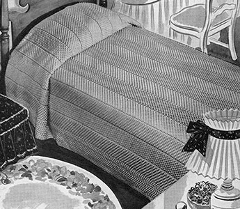 Past and Present Bedspread Pattern #670