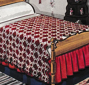Calico Afghan Pattern #6005