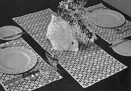 Americana Luncheon Set Pattern #7260