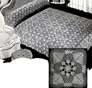 Pine Cone Bedspread Pattern