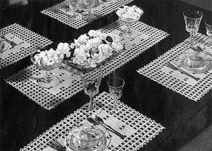 Arbour Luncheon Set Pattern #7201