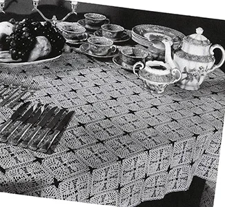 Horn of Plenty Tablecloth Pattern #7330