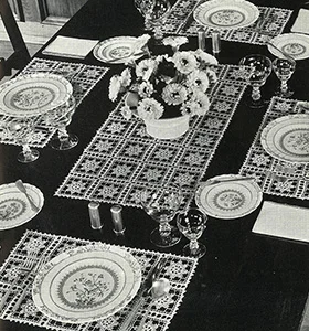 One O'Clock Luncheon Set Pattern #7337