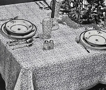Heart's Desire Tablecloth Pattern #7338