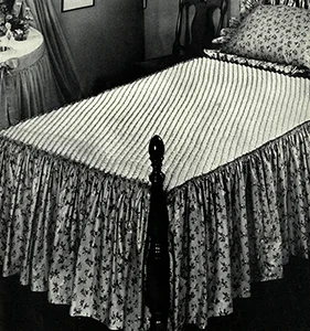Love in a Cottage Bedspread Pattern #6034
