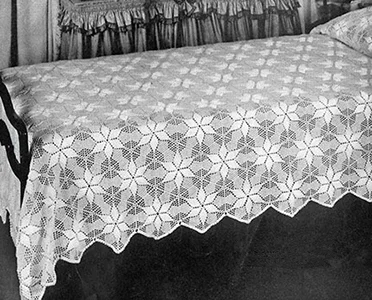 Popcorn Petals Bedspread Pattern #6041