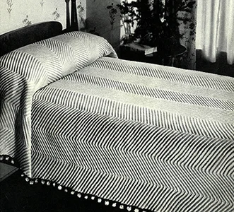 Chevrons Bedspread Pattern #6042