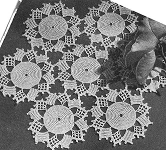 Sweetheart Corsage Doily Pattern #7417