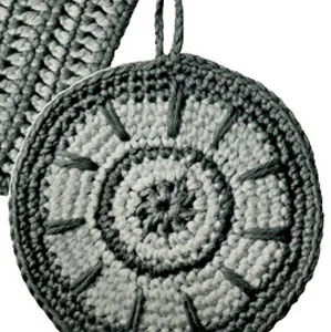 Spoked Wheel Potholder Pattern