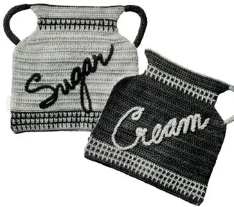 Sugar and Cream Potholders Pattern