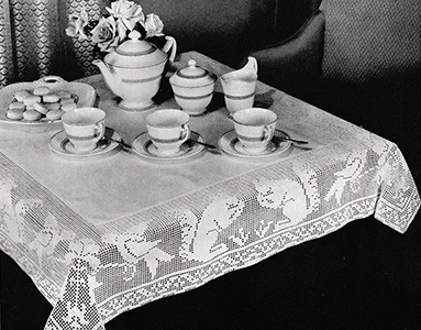 Frolic Tablecloth Pattern #7413