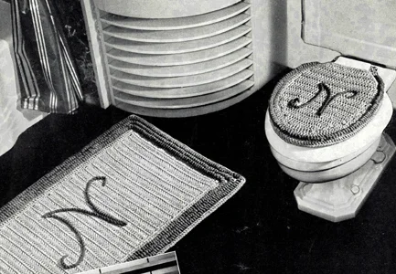 Bathroom Set Pattern #9274