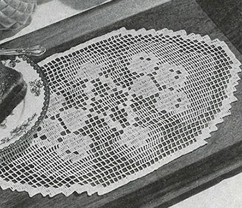 Lazy Susan Doily Pattern #7410