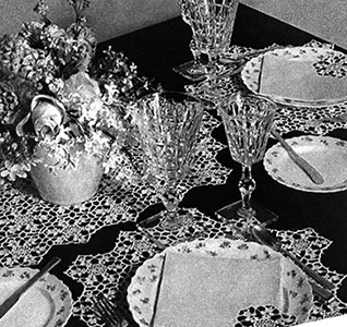 Spring Fantasy Luncheon Set Pattern #7588