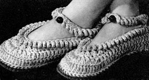 Junior Foot Cozies Pattern #5192