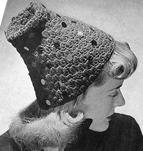 Hat with Various Trimmings Pattern #1153