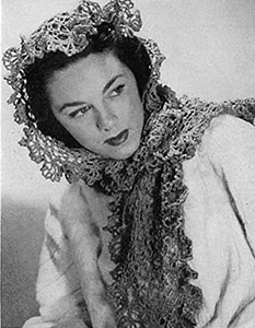 Lovers Knot Shawl Pattern #1164